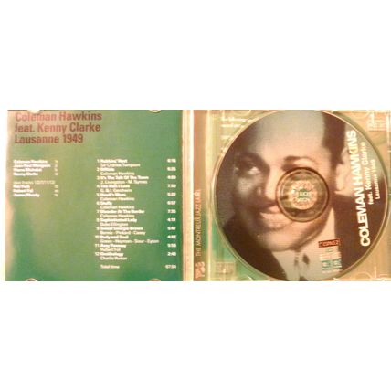 COLEMAN HAWKINS 1949 LAUSANNE JAZZ MUSIC CD 12 TRACKS