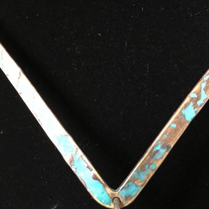 Patina Choker Style Necklace #375 USA Seller