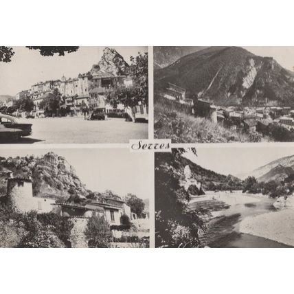 Serres Postcard Rare Multi View French 1950s RPC Postcard