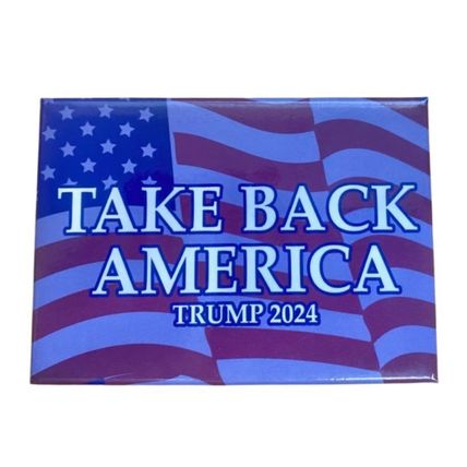 Take Back America Trump 2024 Fridge Magnet