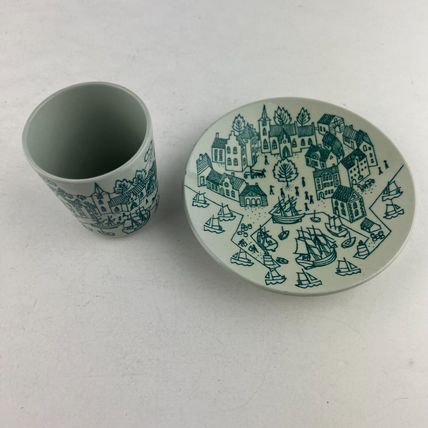 Nymolle Art Faience Paul Hoyrup Cup & Saucer Plate Limited Edition Denmark