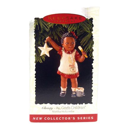 HALLMARK KEEPSAKE CHRISTY ALL GOD'S CHILDREN CHRISTMAS ORNAMENT 1996 (QX5564)
