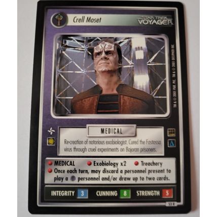 STAR TREK CCG/TCG 1ST EDITION HOLODECK ADVENTURES RARE + CRELL MOSET 53R+