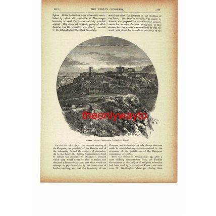 Athens, Greece, Book Illustration (Print), c1895