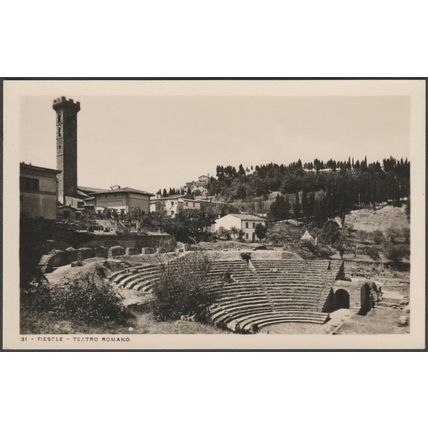 Teatro Romano, Fiesole, c.1930s - Brunelleschi Foto Cartolina