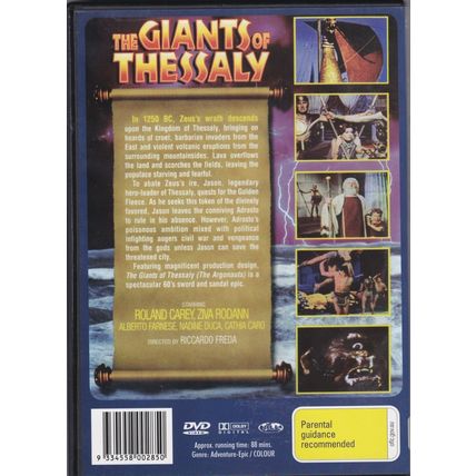 The Giants Of Thessaly. DVD. Ref: DVD0087