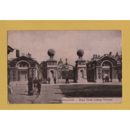 Greenwich - Royal Naval College Gateway - Postally Used - Greenwich S.O May 1906