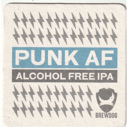 BEER MAT - BREWDOG - PUNK AF ALCOHOL FREE IPA - (Cat 079) - (2020)