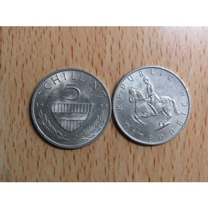 Austria 1983 5 Schilling Coin