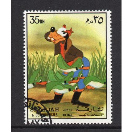 Sharjah - 1972 - 35Dh Cartoon Characters, Used