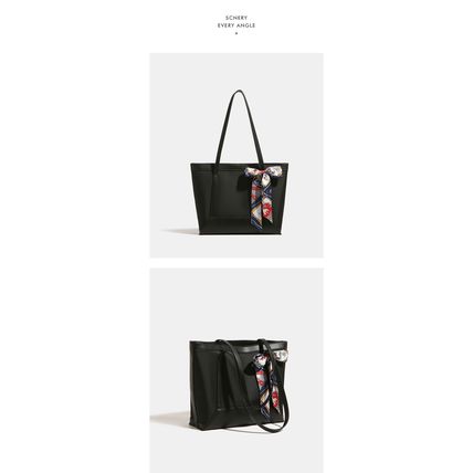 Women's Shoulder Bag Oxford Fabric Patchwork Tote Bag Black