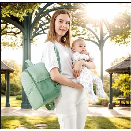 Portable Newborn Nest Lounger-Travel Bassinet, w/ Canopy - Indoor-Outdoor Use