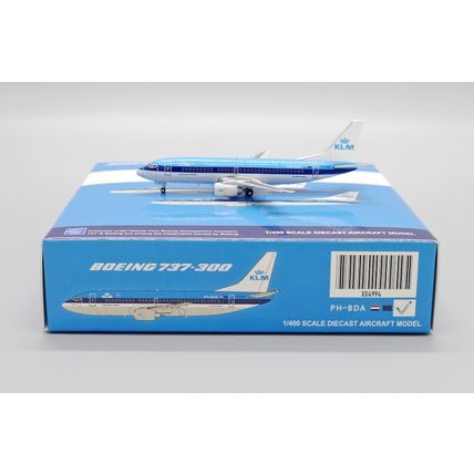 BOEING 737-300 KLM "NEW LOGO" REG: PH-BDA WITH ANTENNA - JCWINGS JC4994 1/400