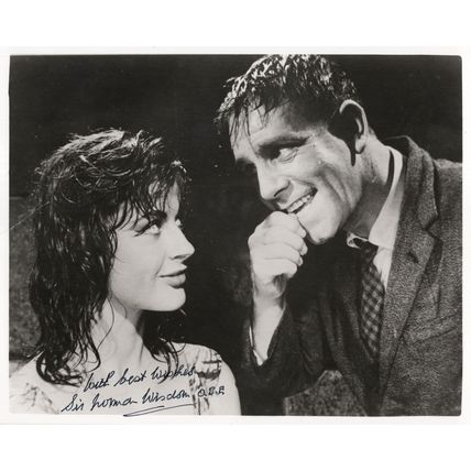 Norman Wisdom Comedian 10x8 Hand Signed Photo Please Read