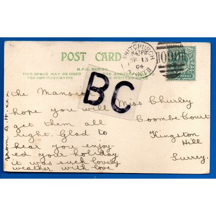 Postcard Hurstbourne Park Hampshire Nr Whitchurch Andover Tufton Litchfield