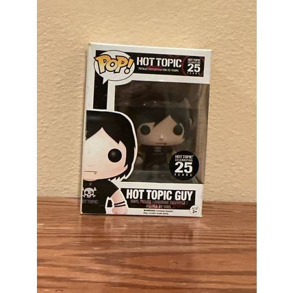 Funko Pop! Hot Topic Guy Exclusive Celebrating 25 Years Figure (Box & Protector)