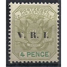 Transvaal 1900 SG231 4d Sage-Green Mounted Mint .. ..