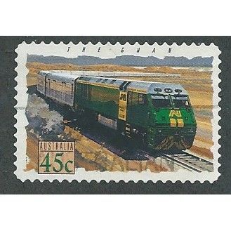 AUS 1993 45c (S/A) 'TRAINS- THE GHAN' FINE USED (EBID35-796)