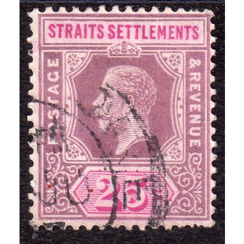 MALAYA STRAITS SETTLEMENTS 1921 Sg234 25c die 1 type 1 good - fine used G107)