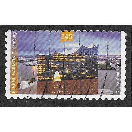 GER 2017 €1.45 (S/A) 'ELBPHILAMONIC, HAMBURG' FINE USED (EBID60-417)