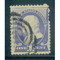 Used 212 1c Benjamin Franklin Average Plus M01565