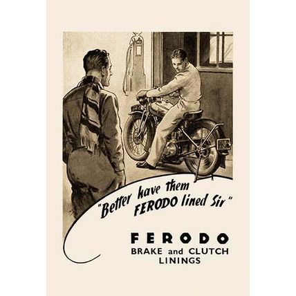 Ferodo Brake and Clutch Linings 20 x 30 Poster