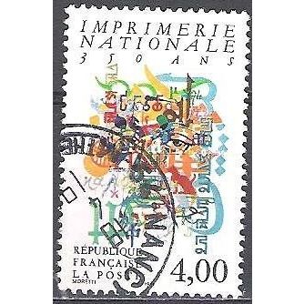 France 1991 Michel 2830 O Cote (2008) 1.40 € Imprimerie Nationale Cachet rond
