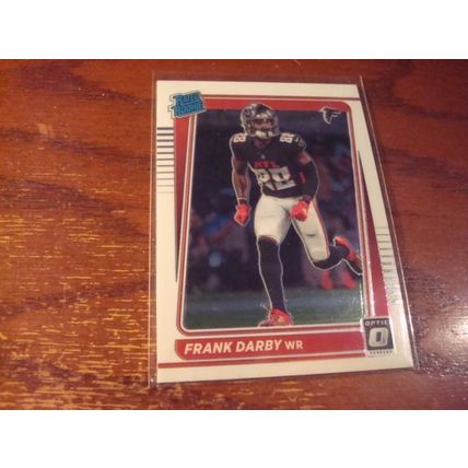 2021 Panini Donruss Optic, 2-Cards, 1-Purple Shock, FRANK DARBY Rc, Falcons