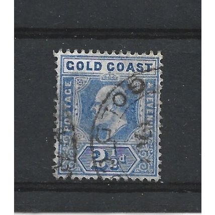 GoldCoast.SG62 2 1/2d Blue.Fine Used.Jun25b