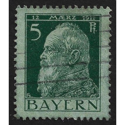 BAVARIA 1911 5pf Sc#78 - USED @M558