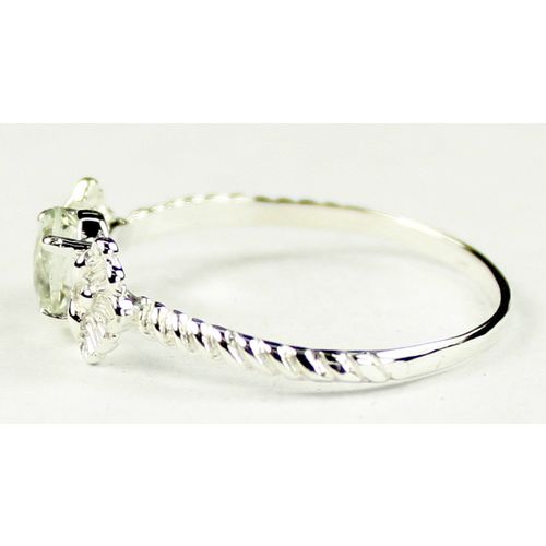 Green Amethyst (Prasiolite), 925 Sterling Silver Ring, SR192