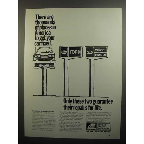 1984 Ford Service Ad - Thousands of Places