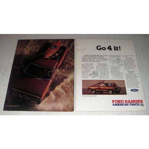 1984 Ford Ranger Pickup Truck Ad - Go 4 It!