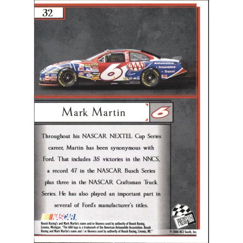 2006 Press Pass VIP Mark Martin Car #32