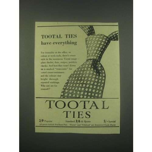 1949 Tootal Ties Ad - have everything