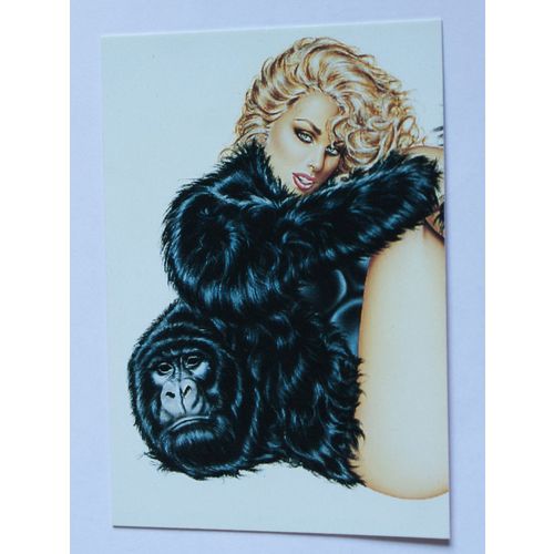 Olivia 3 Ladies, Leather & Lace Base trading card # 62 (A) 1994, Comic Images