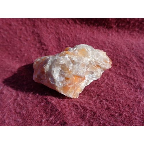 B Orange Calcite Raw Crystal Gemstone 1.75 Inch Metaphysical Energy Work