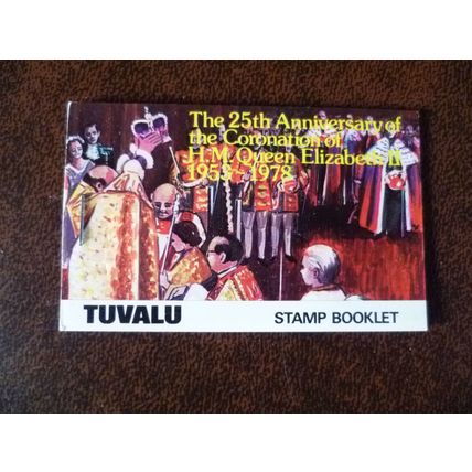 Tuvalu 1978 25th Anniversary Coronation booklet mint stamps SG89-92 cathedrals