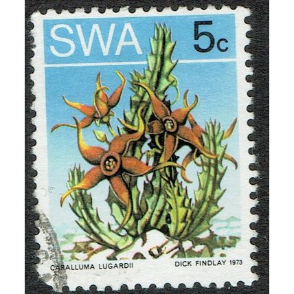 South West Africa 1973 Succulents 5c Multicoloured SG245b FU