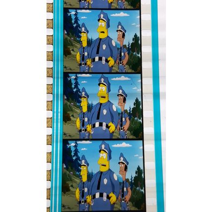 Simpsons Movie. Pk FE FE - 043Q. 1 STRIP OF 5 - 35MM FILM CELLS