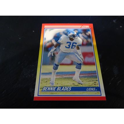 1990 Score Football Card # 246 Bennie Blades Excellent-Mint (6) Detroit Lions