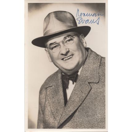 Norman Evans Hand Signed Antique Photo