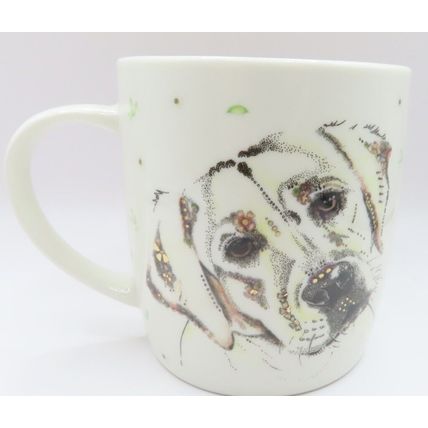 Golden Labrador Dog Mug Fine China 9.5 CM Gift Drink Beverage Ceramic Home Decor
