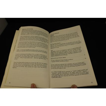 1977 Ford Cars Owner’s Manual 2nd Printing OEM FPS 365-10277-B + Warrenty Plate