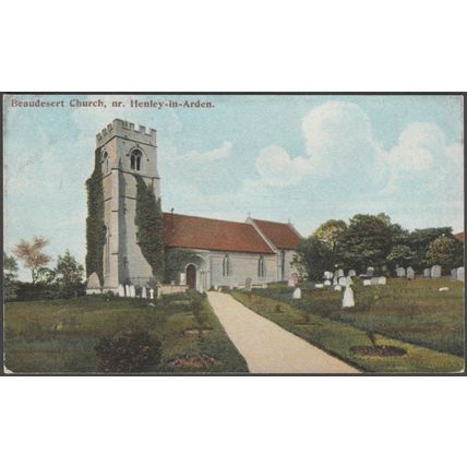 Beaudesert Church, Warwickshire, c.1905-10 - Scott Russell Postcard
