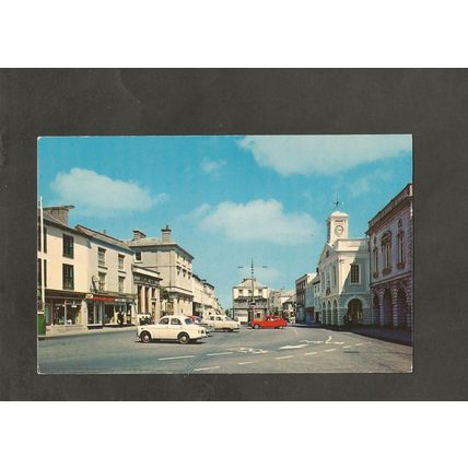 Postcard Devon South Molton Market Square