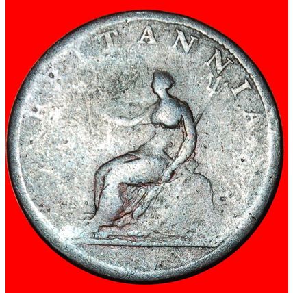 Ⰶ MISTRESS OF SEAS 1806-1807: GREAT BRITAIN★HALF PENNY 1807★LOW START★NO RESERVE