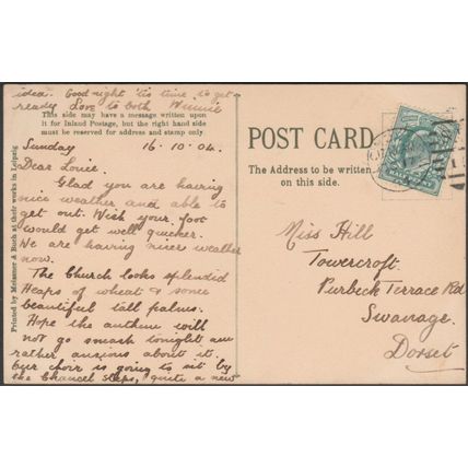 A Hayfield, Buckinghamshire, 1904 - Meissner & Buch Postcard