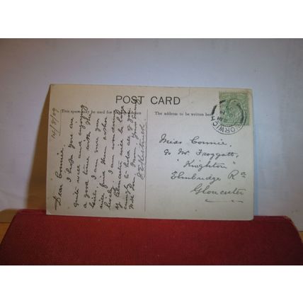 WYMONDHAM CHURCH, NORFOLK used antique postcard 1909 pm =