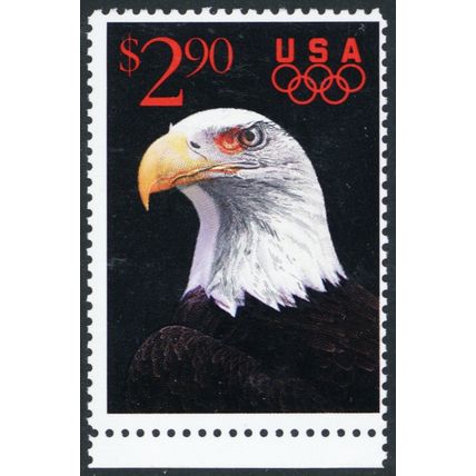 2540, Mint NH $2.90 - Massive Color Shift Error - Double Eyes - Stuart Katz